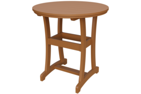 42” Round Poly Adirondack Bar Height Table