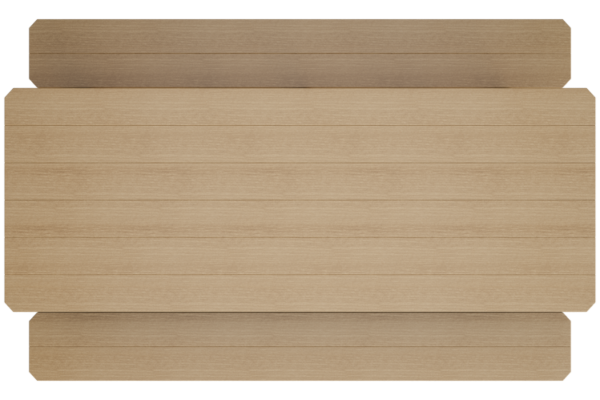 3' x 8' Poly Picnic Table w/ Benches Attached - Image 4