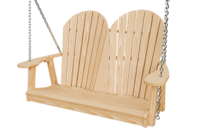 4’ Wood Adirondack Hanging Swing