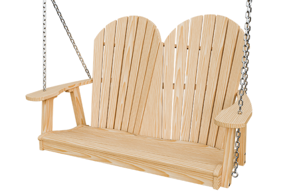 4’ Wood Adirondack Hanging Swing