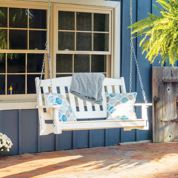 4' Poly English Garden Hanging Swing - Image 6