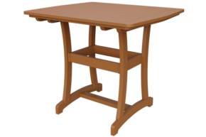 4' x 4' Poly Adirondack Bar Height Table