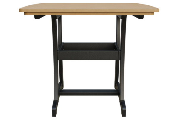 4' x 4' Poly Adirondack Bar Height Table - Image 3