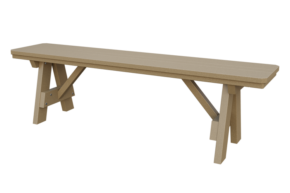 6' Poly Dining Bench