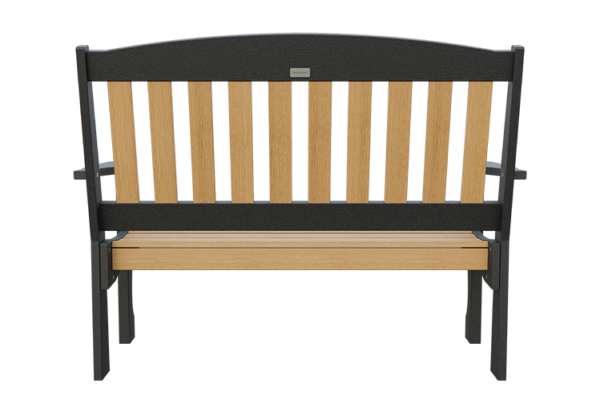 4' Poly English Garden Bench - Image 5
