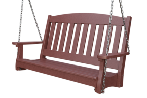 4' Poly English Garden Hanging Swing