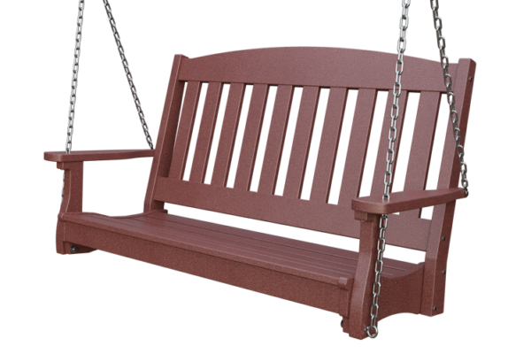 4' Poly English Garden Hanging Swing