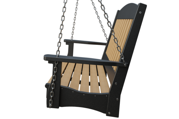 4' Poly English Garden Hanging Swing - Image 2