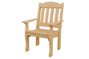 Wood English Garden Dining Armchair