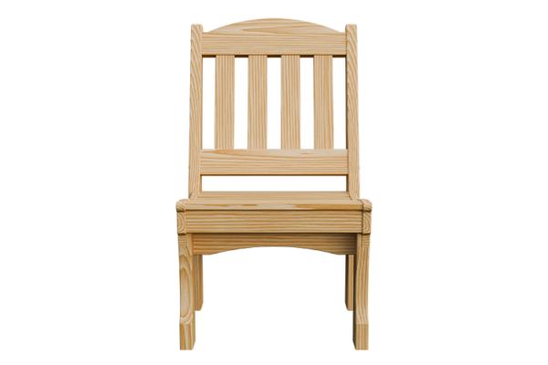 Wood English Garden Dining Side Chair - Image 4