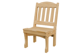 Wood English Garden Dining Side Chair