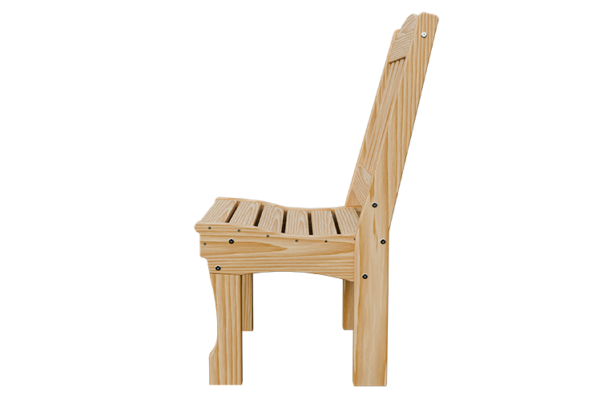 Wood English Garden Dining Side Chair - Image 3