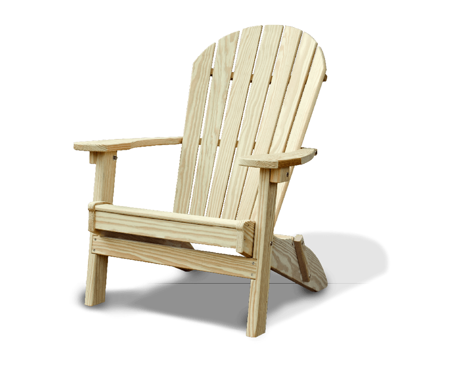 Wood Folding Adirondack Chair.
