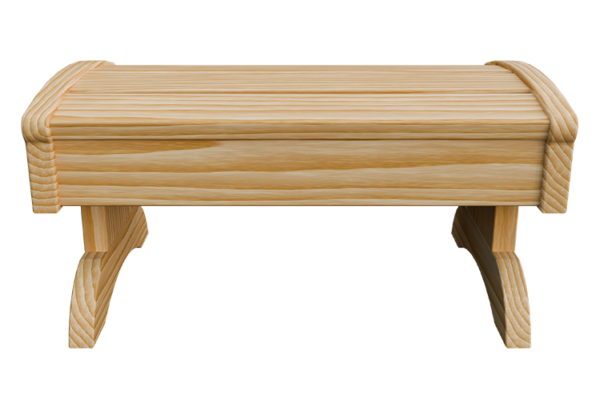 Wood Adirondack Footstool - Image 4