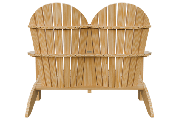 4’ Wood Adirondack Love Seat - Image 5