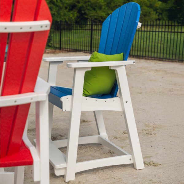 Amish-Crafted Poly Adirondack Bar Chair - Image 7