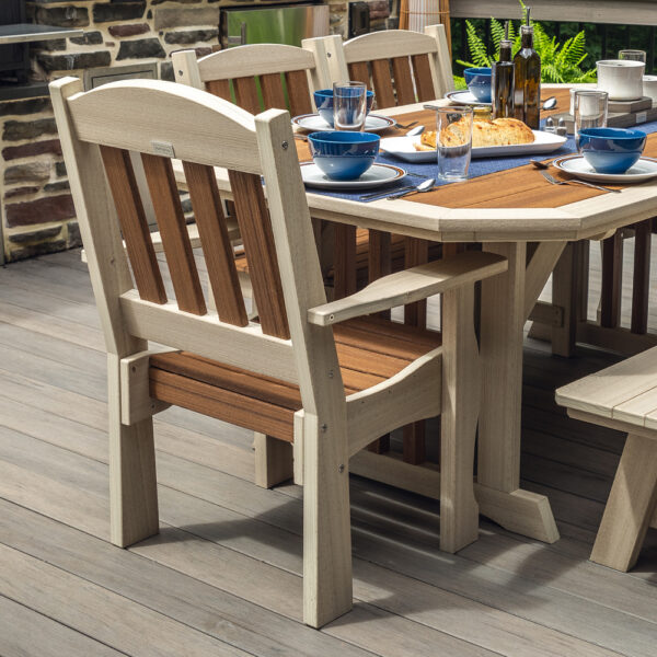 Poly English Garden Dining Armchair - Image 7