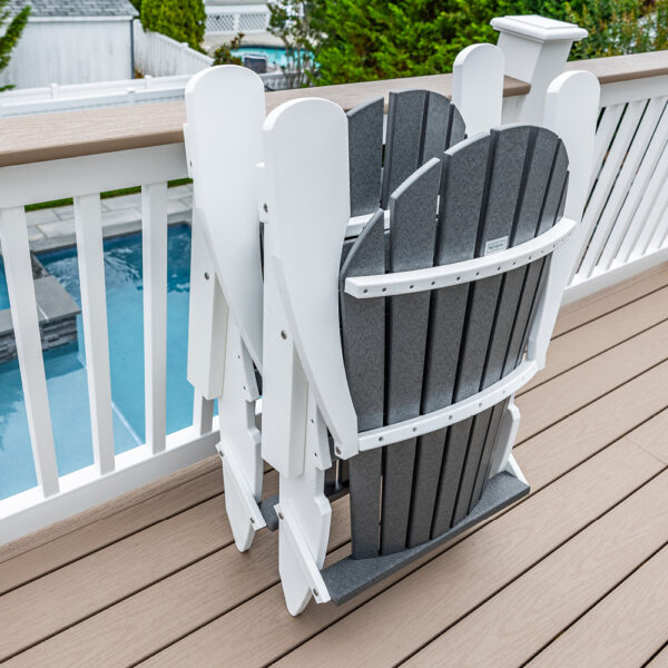 Amish-Crafted Poly Folding Adirondack Chair - Image 11
