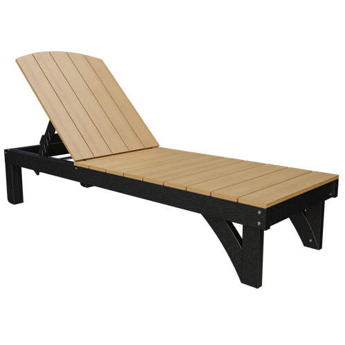 Coral coast rema wave wood patio chaise lounge outlet