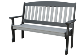 5' Poly English Garden Bench