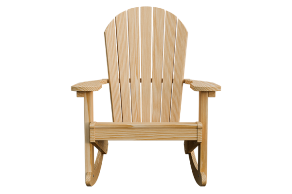 Wood Adirondack Rocker - Image 4