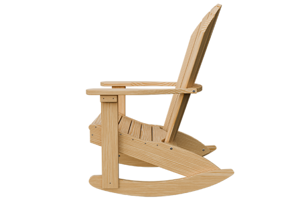 Wood Adirondack Rocker - Image 3