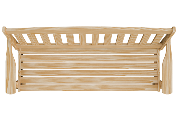 5’ Wood English Garden Bench - Image 2