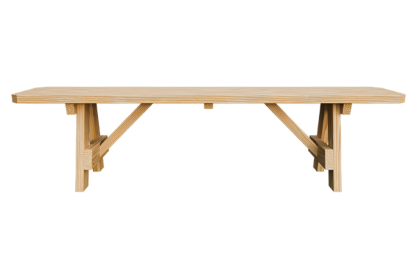 66” Wood Bench - Image 4
