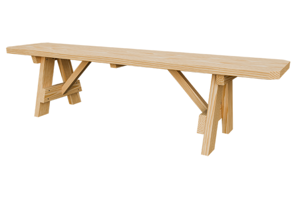 66” Wood Bench