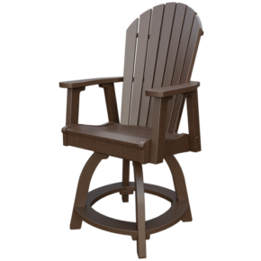 Poly Adirondack Swivel Counter Height Chair