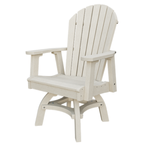 Poly Adirondack Swivel Dining Chair