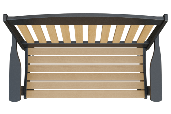 4' Poly English Garden Bench - Image 3