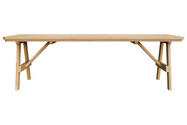 3’ x 8’ Wood Picnic Table - Image 4