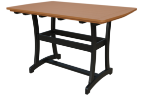 4' x 6' Poly Adirondack Bar Height Table