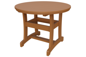 42” Round Poly Adirondack Dining Table