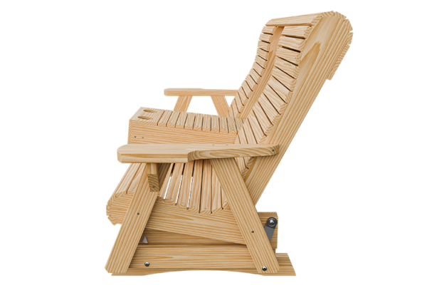 5’ Wood Rollback Glider w/ Console - Image 3