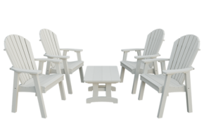 Poly Adirondack Conversation Set