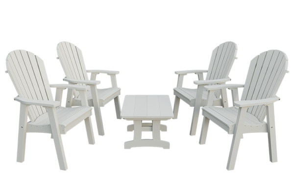 Poly Adirondack Conversation Set