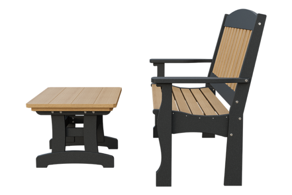 Poly English Garden Bench Set 1 - Image 2