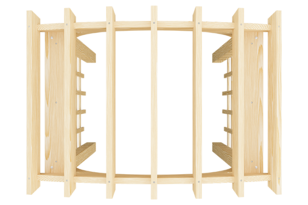 3’ x 4’ Wood Roman Arch - Image 2