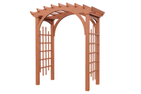 3’ x 6’ Wood Roman Arch