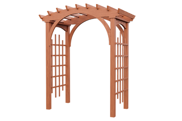 3’ x 6’ Wood Roman Arch