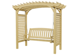 Wood Brandywine Swing Arbor