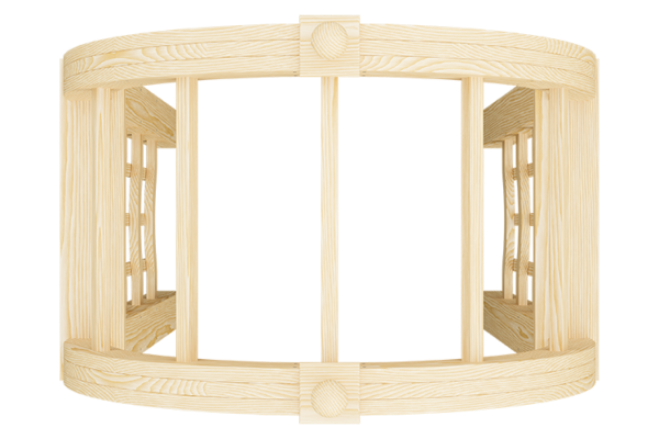 37” x 60” Wood Mt. Vernon - Image 2