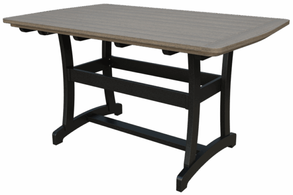 4' x 6' Poly Adirondack Counter Height Table