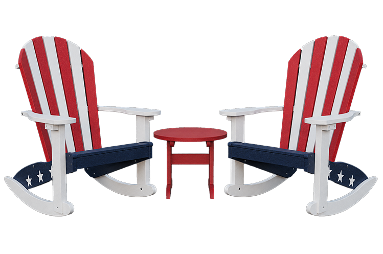 Adirondack Patriot Rocker Bundle
